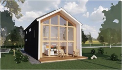 Пассивный жилой дом 125 кв. м Автор проекта — архитектор Екатерина Капанжи Пассивный жилой дом 125 кв. м Автор проекта — архитектор Екатерина Капанжи